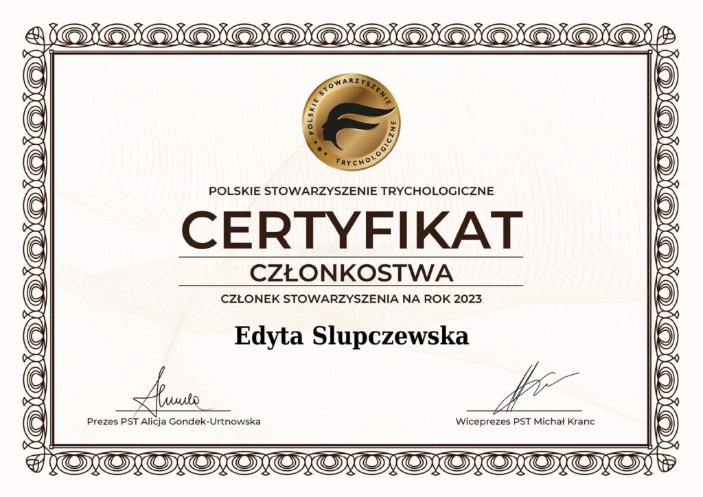 certyfikat PST